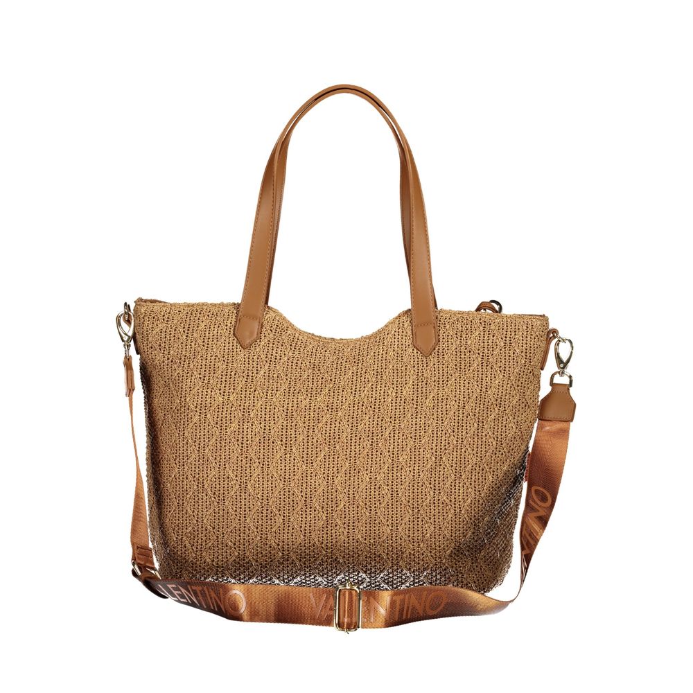 Valentino Damenhandtasche aus braunem Polyethylen