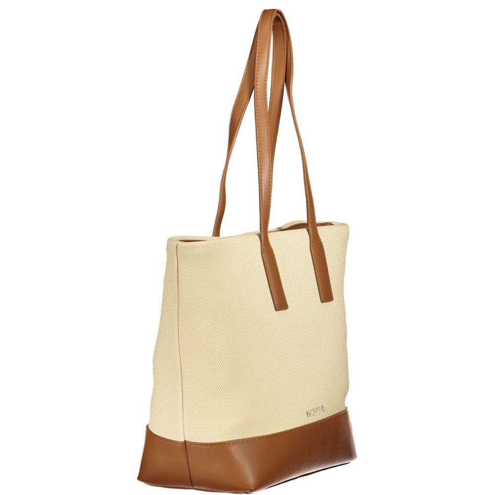 Valentino Beige Damenhandtasche aus Polyurethan