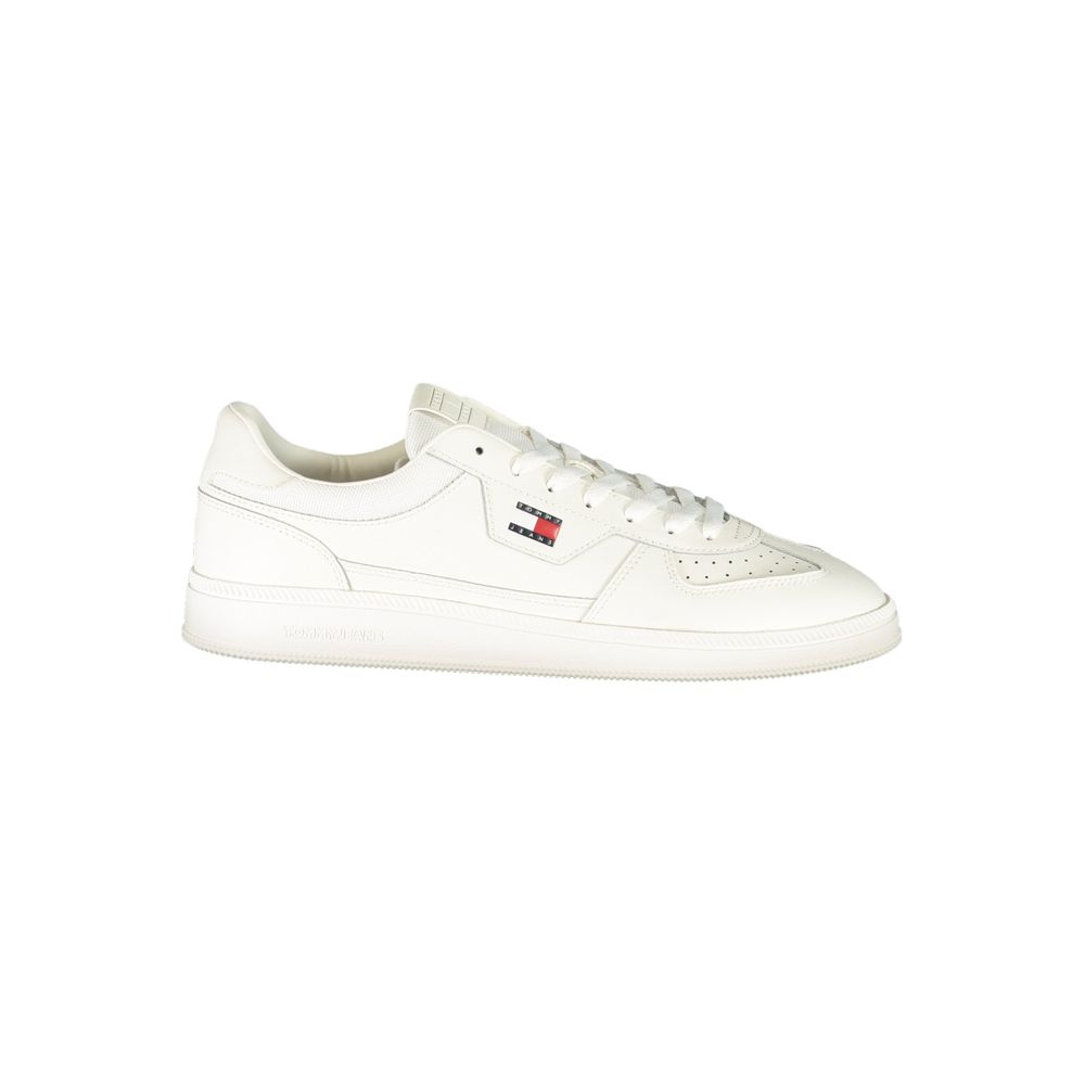 Tommy Hilfiger Weißer Herren-Sneaker aus Polyurethan