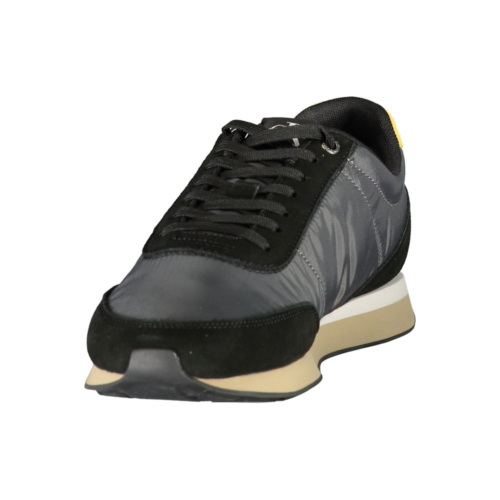 Calvin Klein Schwarze Herren-Sneaker aus Polyester