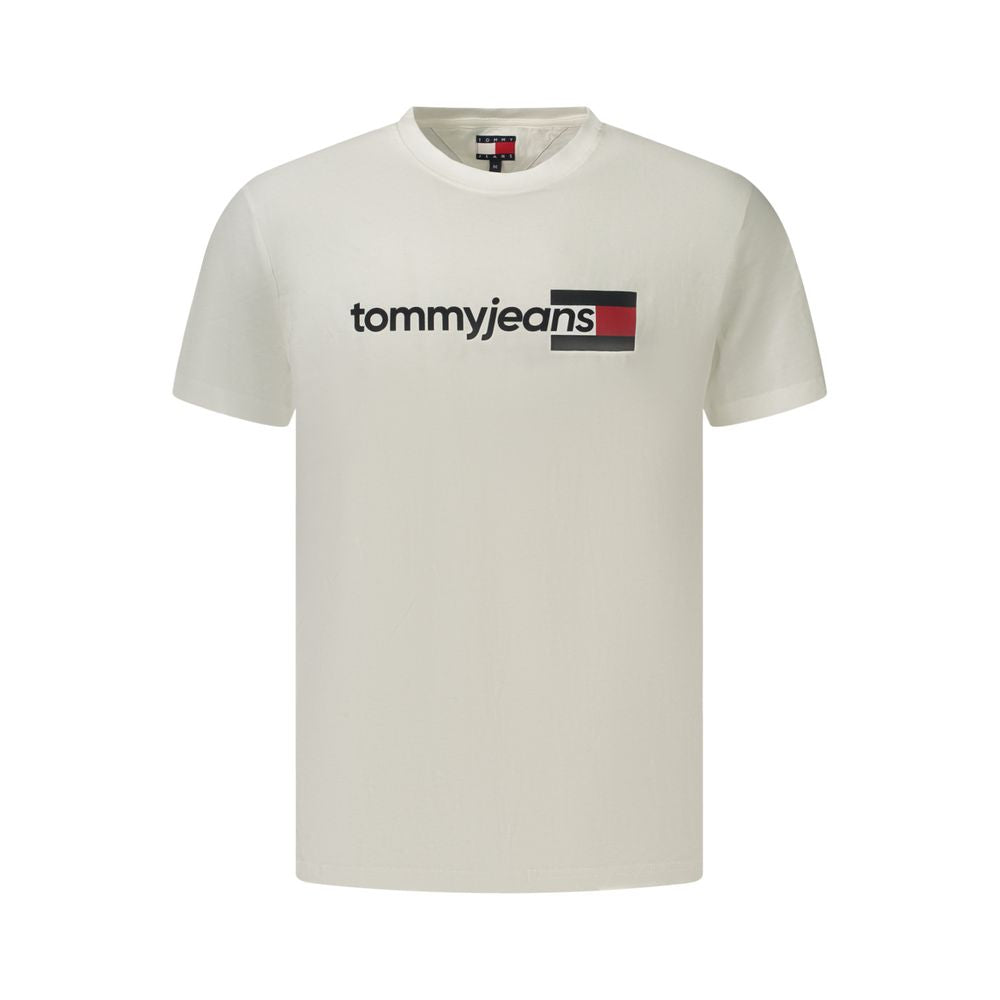 T-shirt Tommy Hilfiger Bianco en coton pour homme