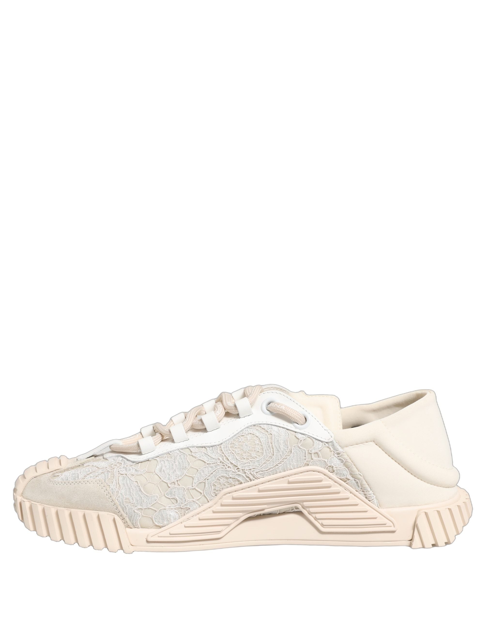 Dolce & Gabbana Weiße Schnürsenkel NS1 Low Top Sneaker Sportschuhe