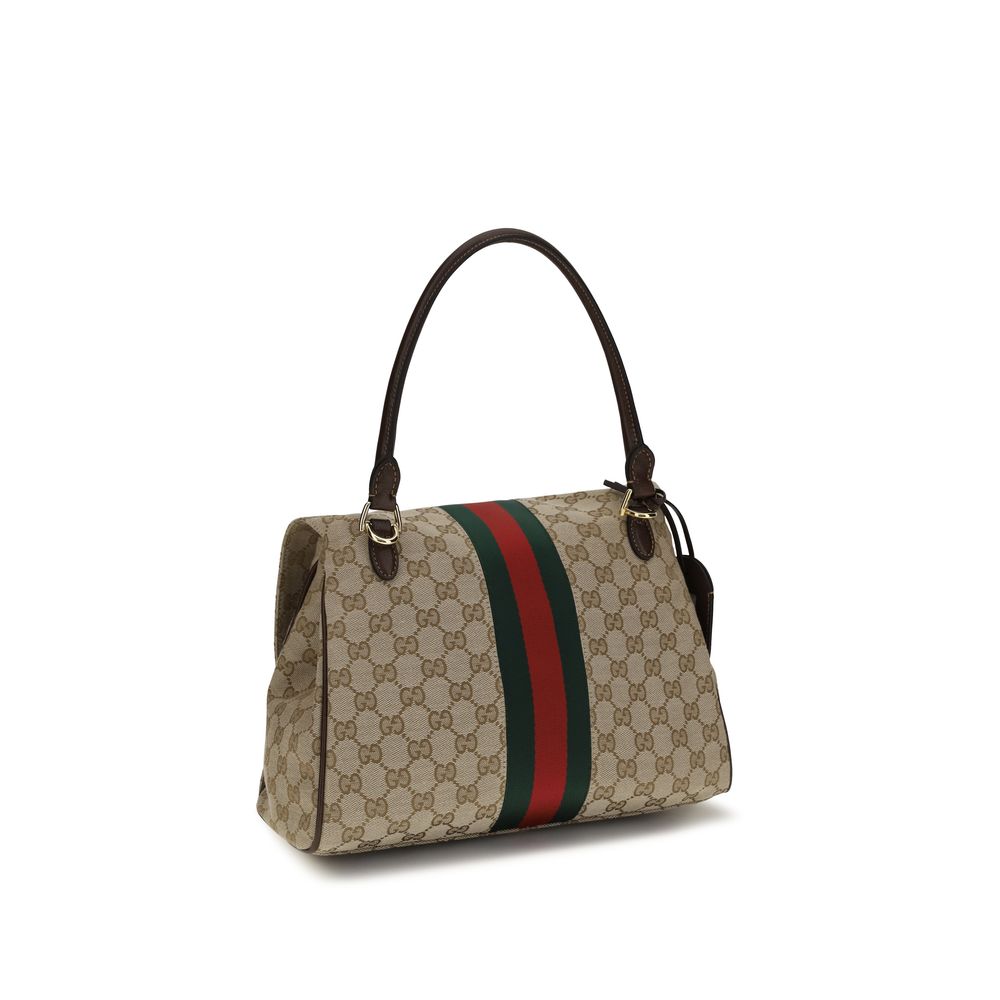 Gucci Beige Polyester Handtasche