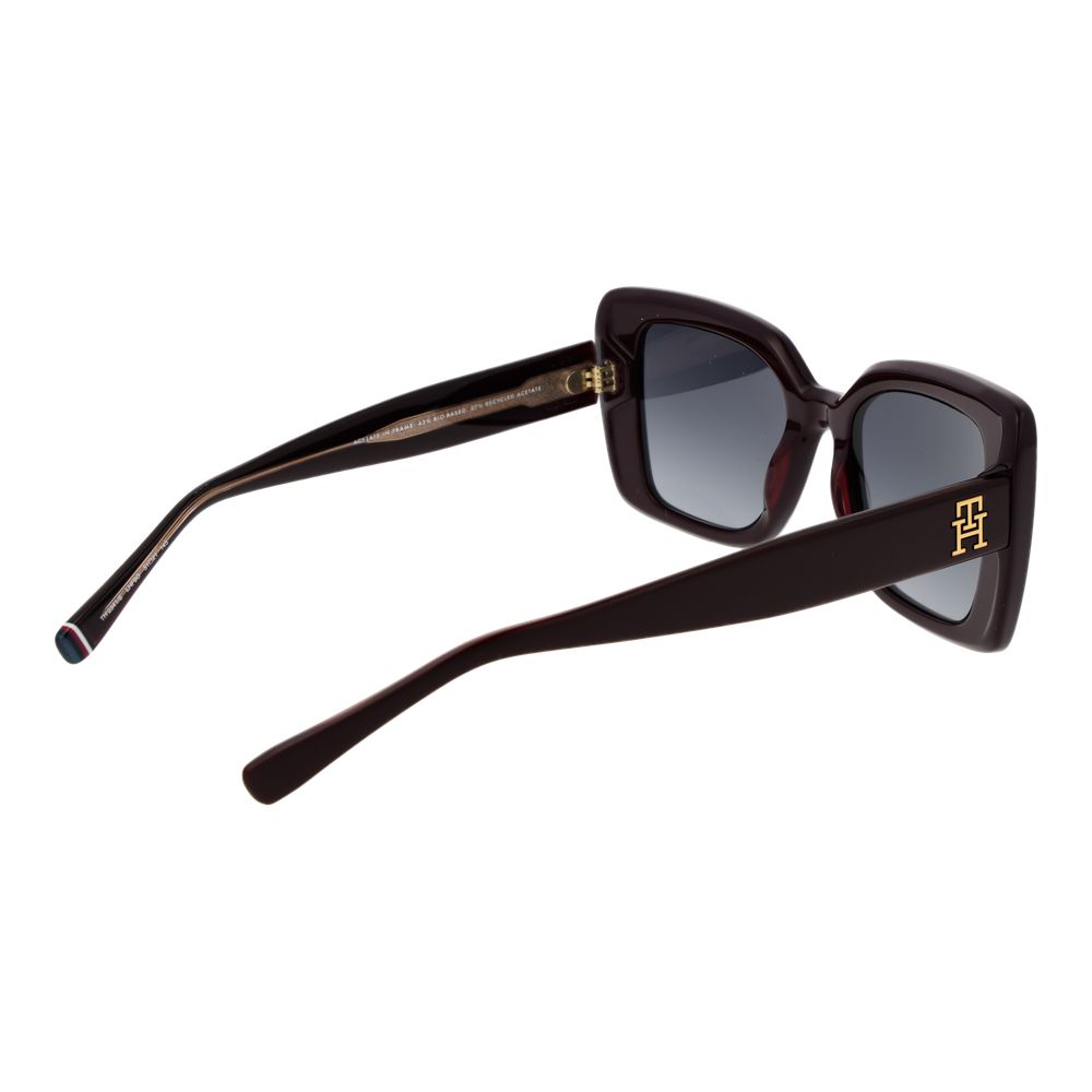 Tommy Hilfiger Sonnenbrille aus burgunderrotem Azetat