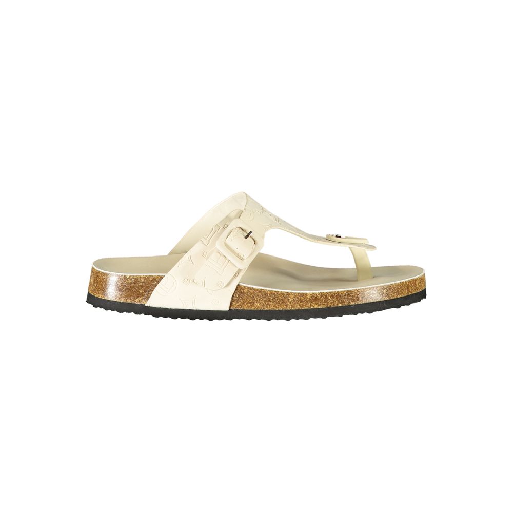 Laura Biagiotti Bianco Donna Ciabatta for Effortless Elegance