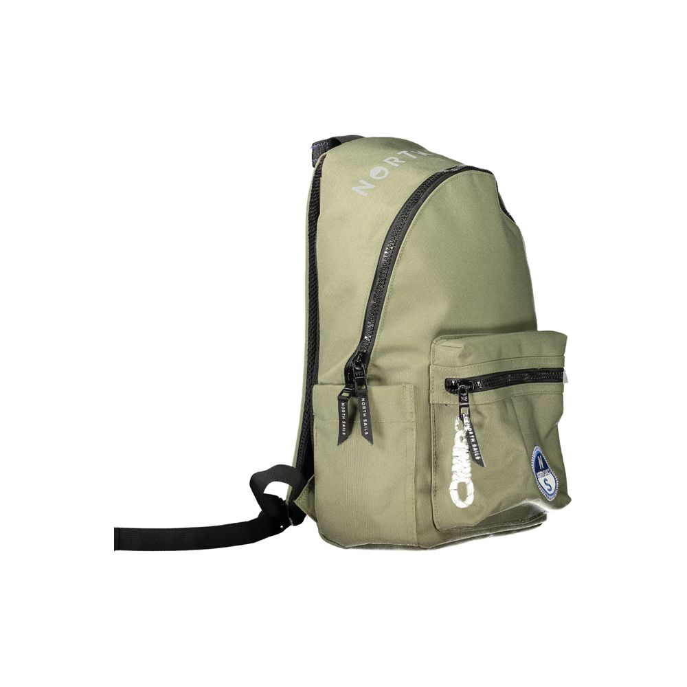 North Sails Grüner Polyesterrucksack