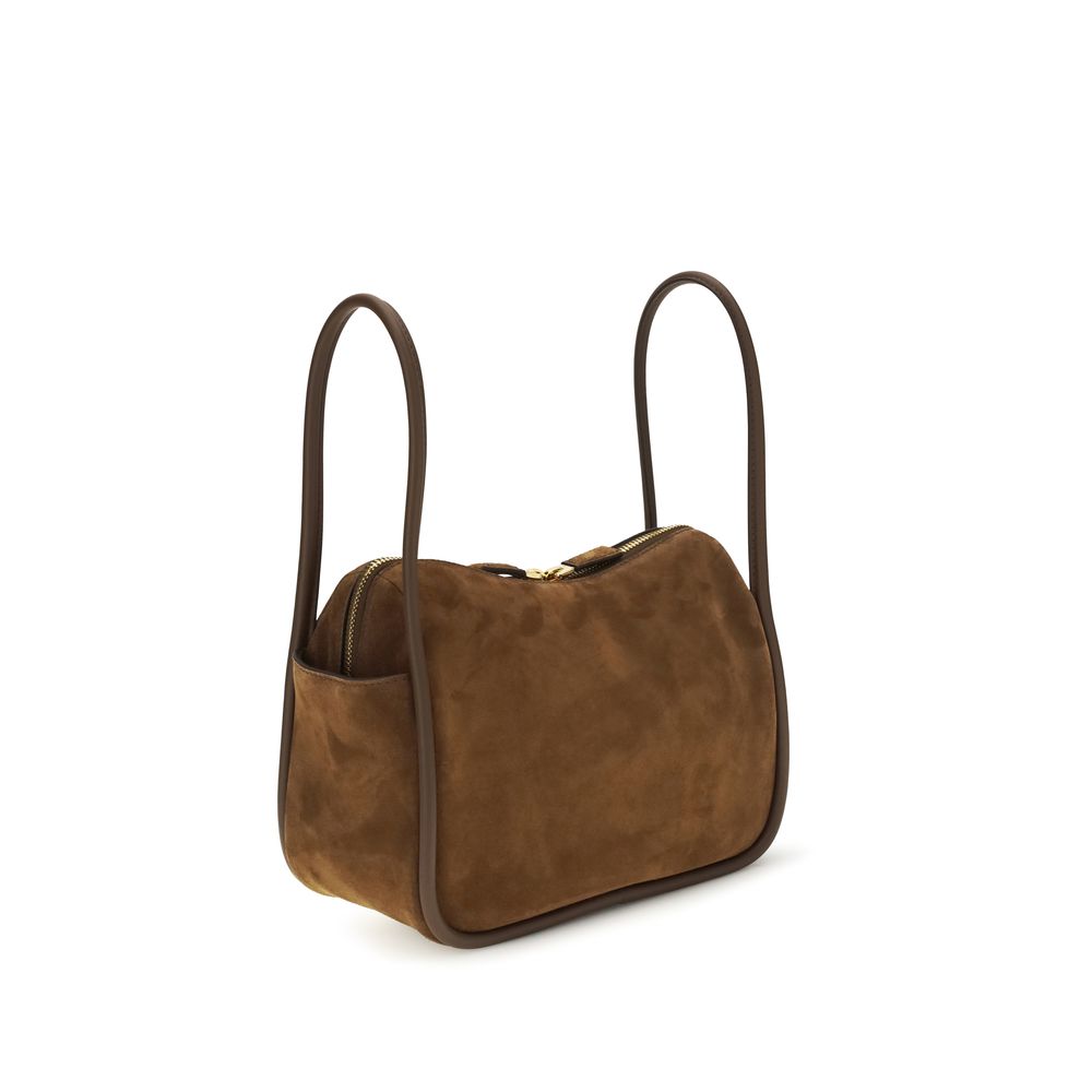 Prada Braune Kalbsleder-Handtasche Bos Taurus