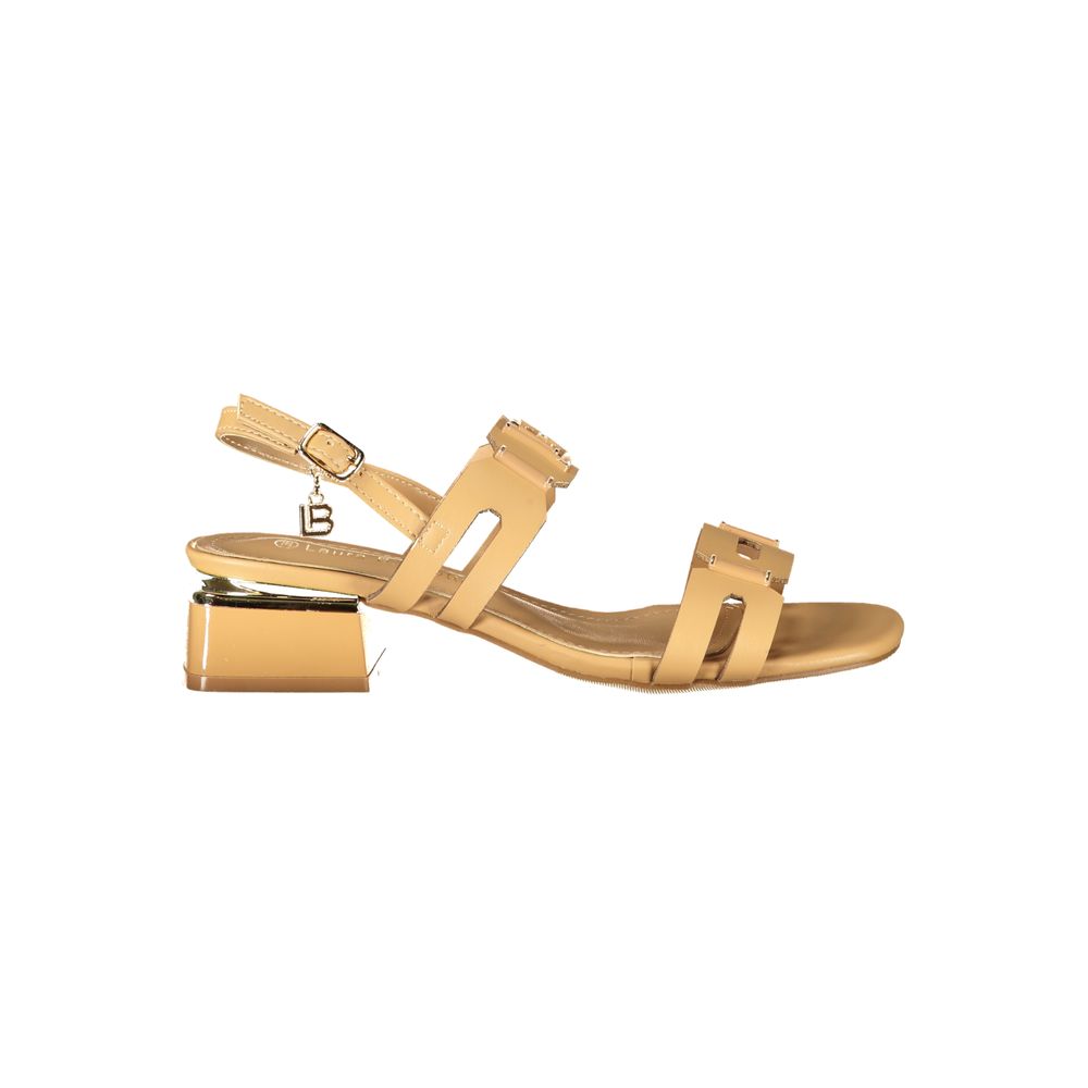 Sandales Laura Biagiotti femme en polyuréthane beige