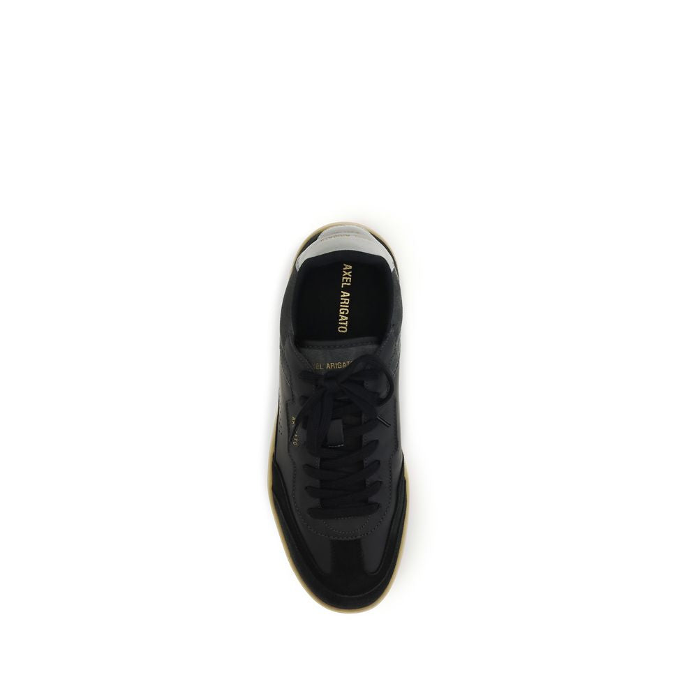 Baskets basses Axel Arigato en cuir de veau noir Bos Taurus