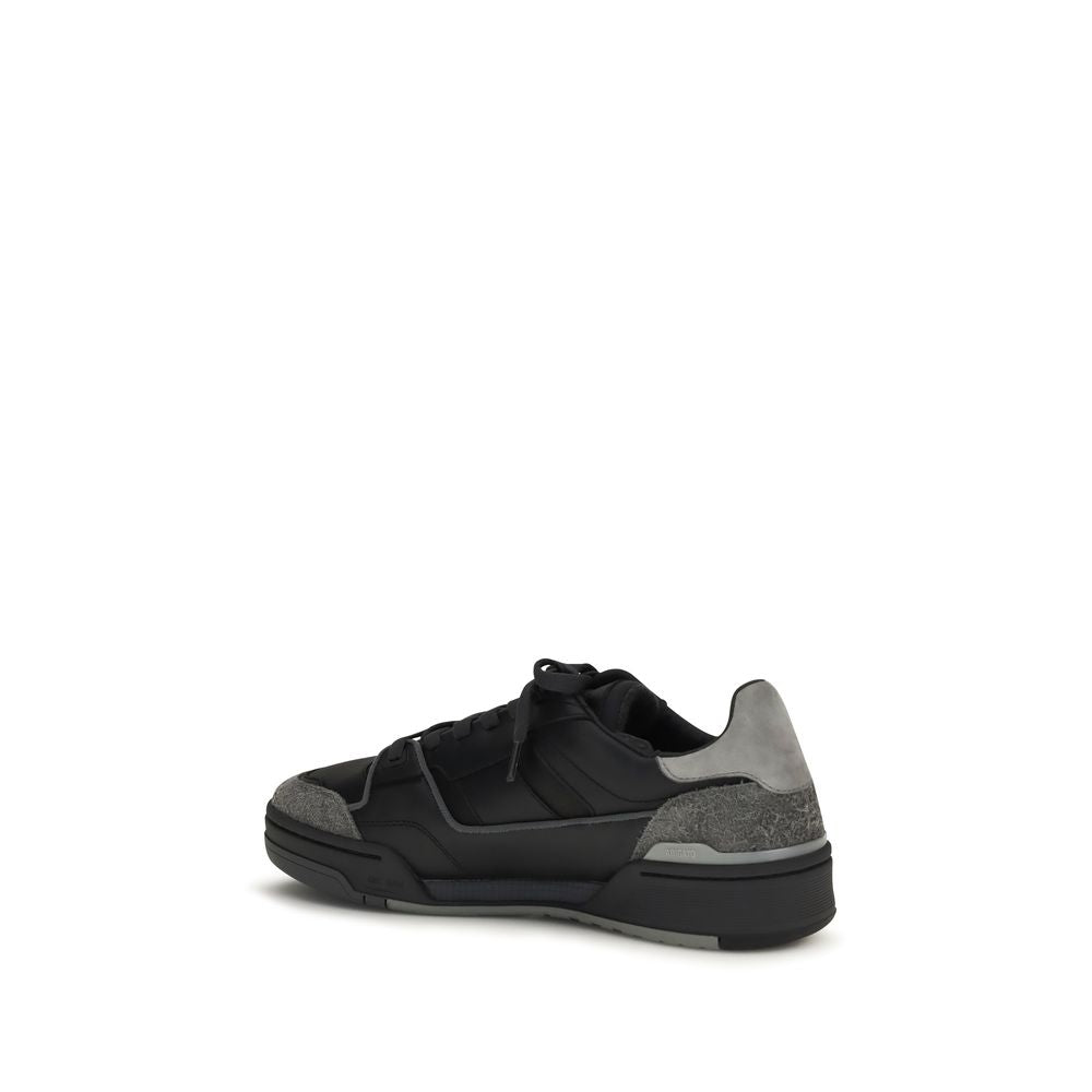Baskets basses Axel Arigato en cuir de veau noir Bos Taurus