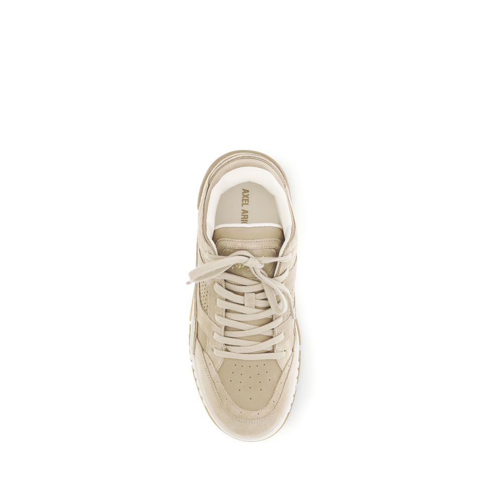 Axel Arigato Beige Kalbsleder Bos Taurus Sportliche Sneaker