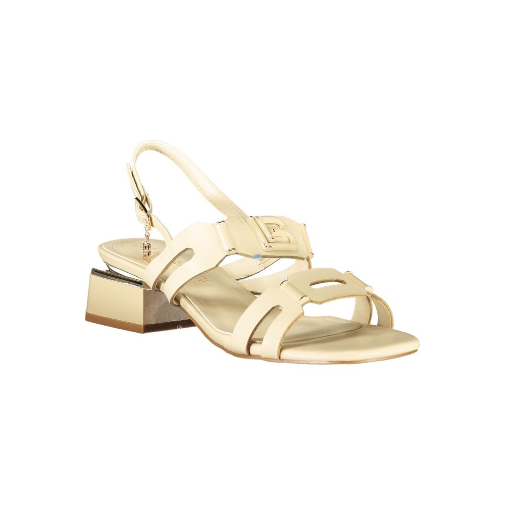 Laura Biagiotti Beige Flat Sandals