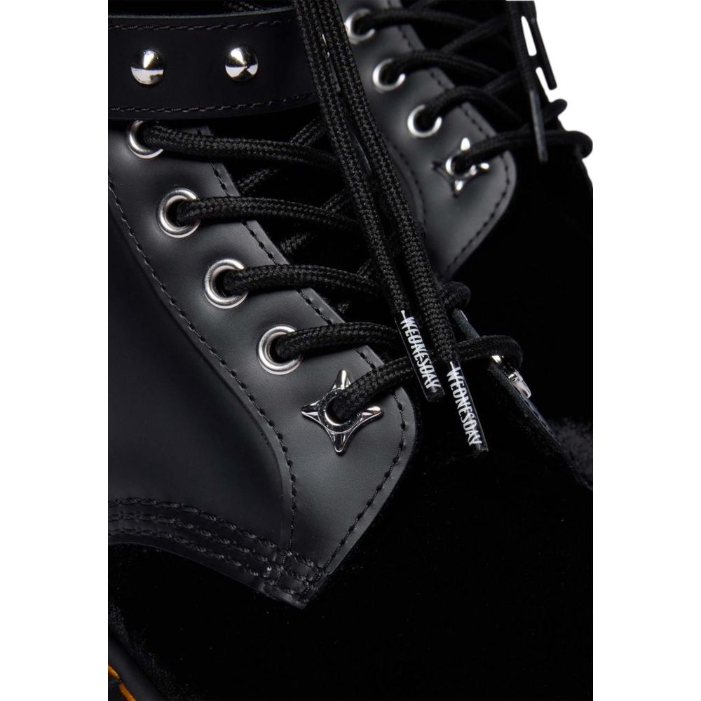 Dr. Martens schwarze Schnürstiefel aus Leder