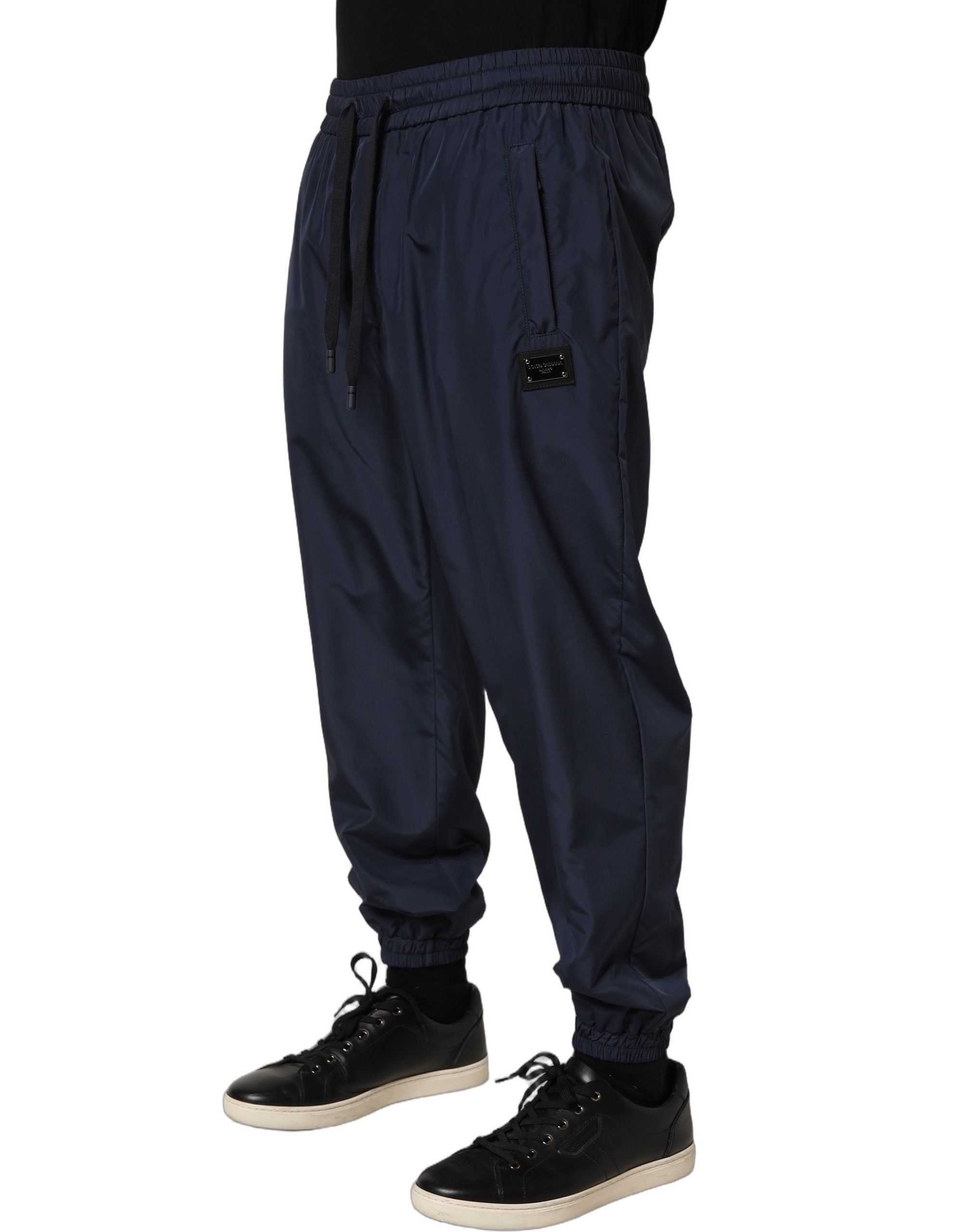 Dolce & Gabbana Dark Blue Jogger Sweatpants Pants