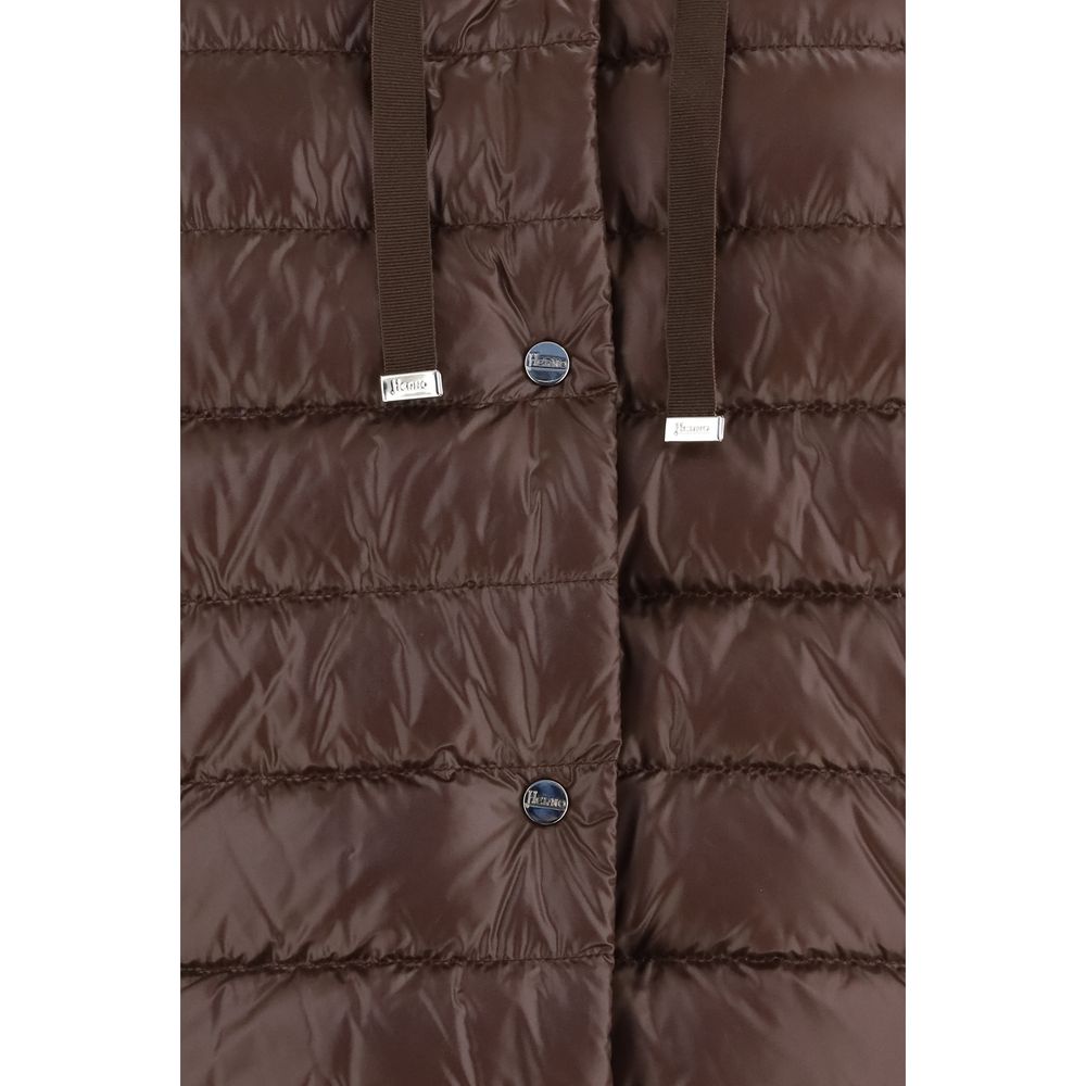 Herno Brown Full-Length Jacket