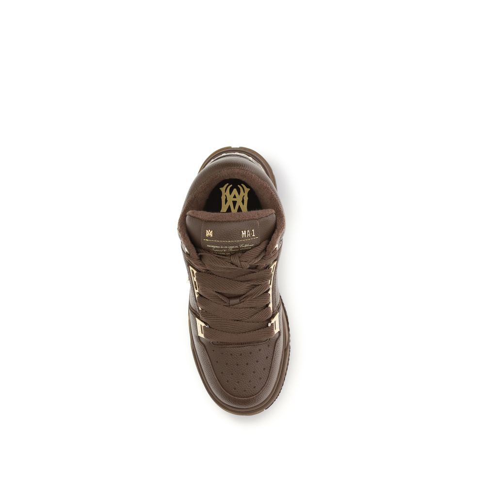 Amiri Chunky-Sneakers aus braunem Kalbsleder (Bos Taurus)