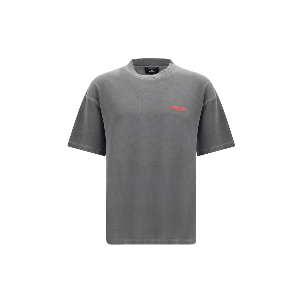 Repräsentieren Graues Baumwoll-T-Shirt