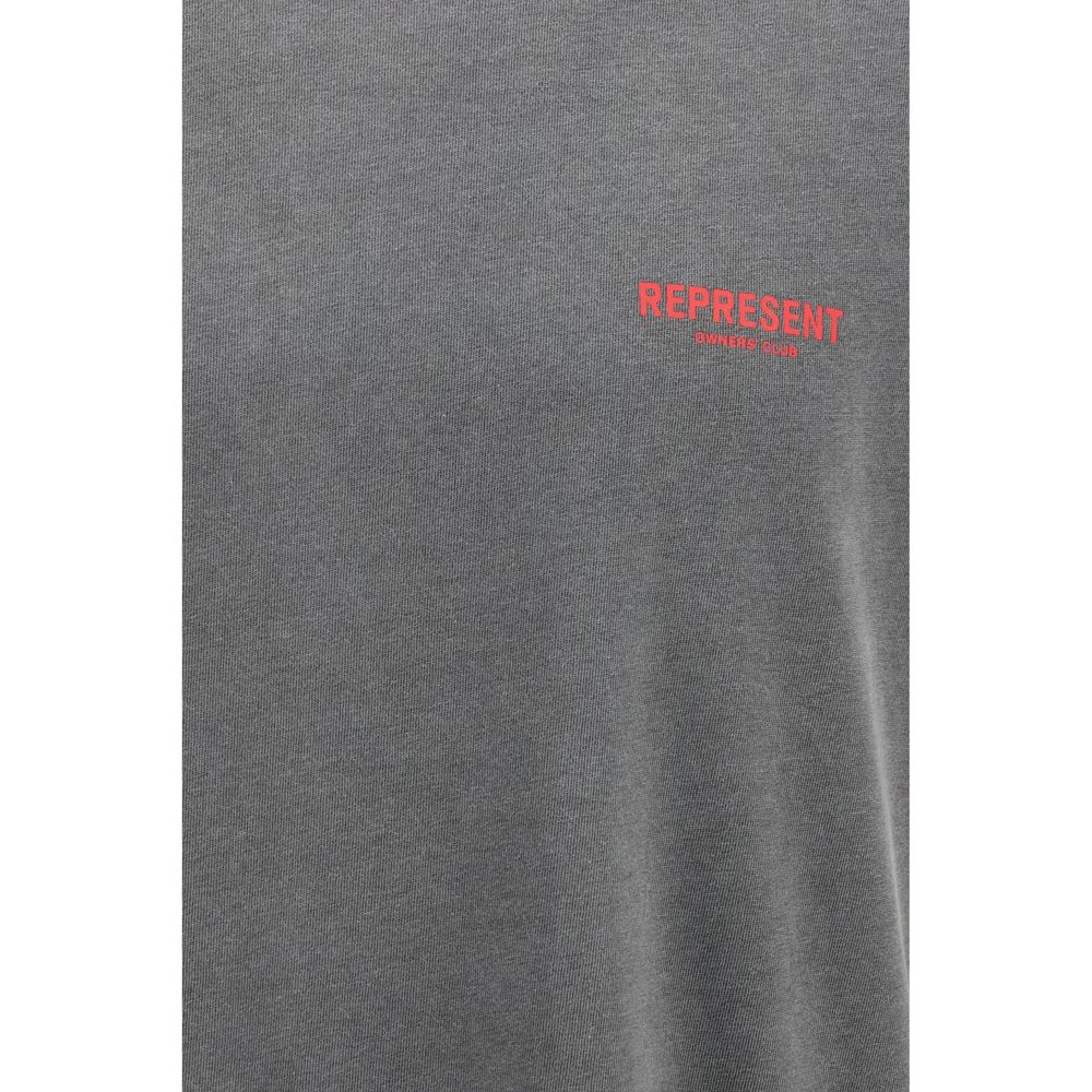 Repräsentieren Graues Baumwoll-T-Shirt