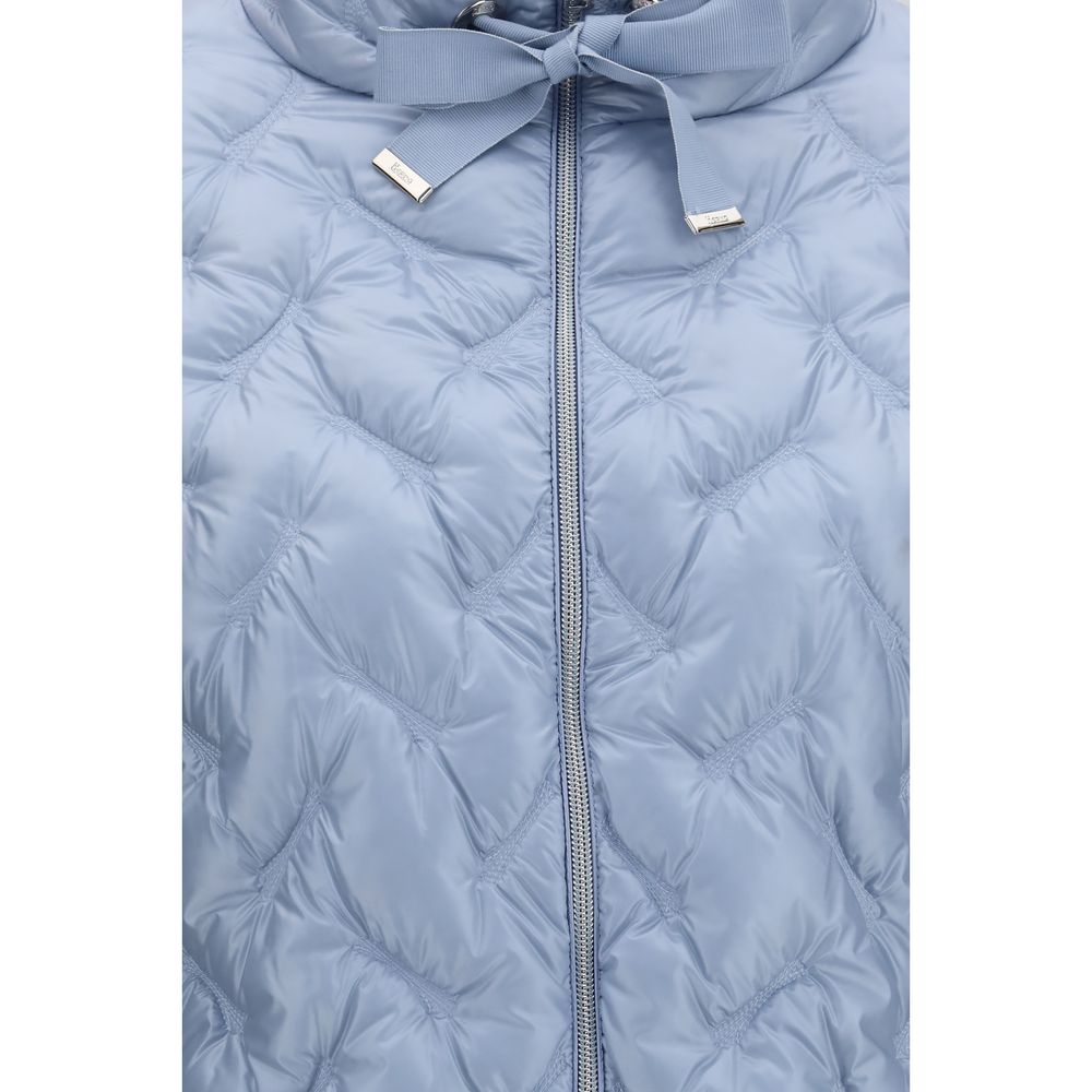 Herno Blaue Polyester-Langjacke
