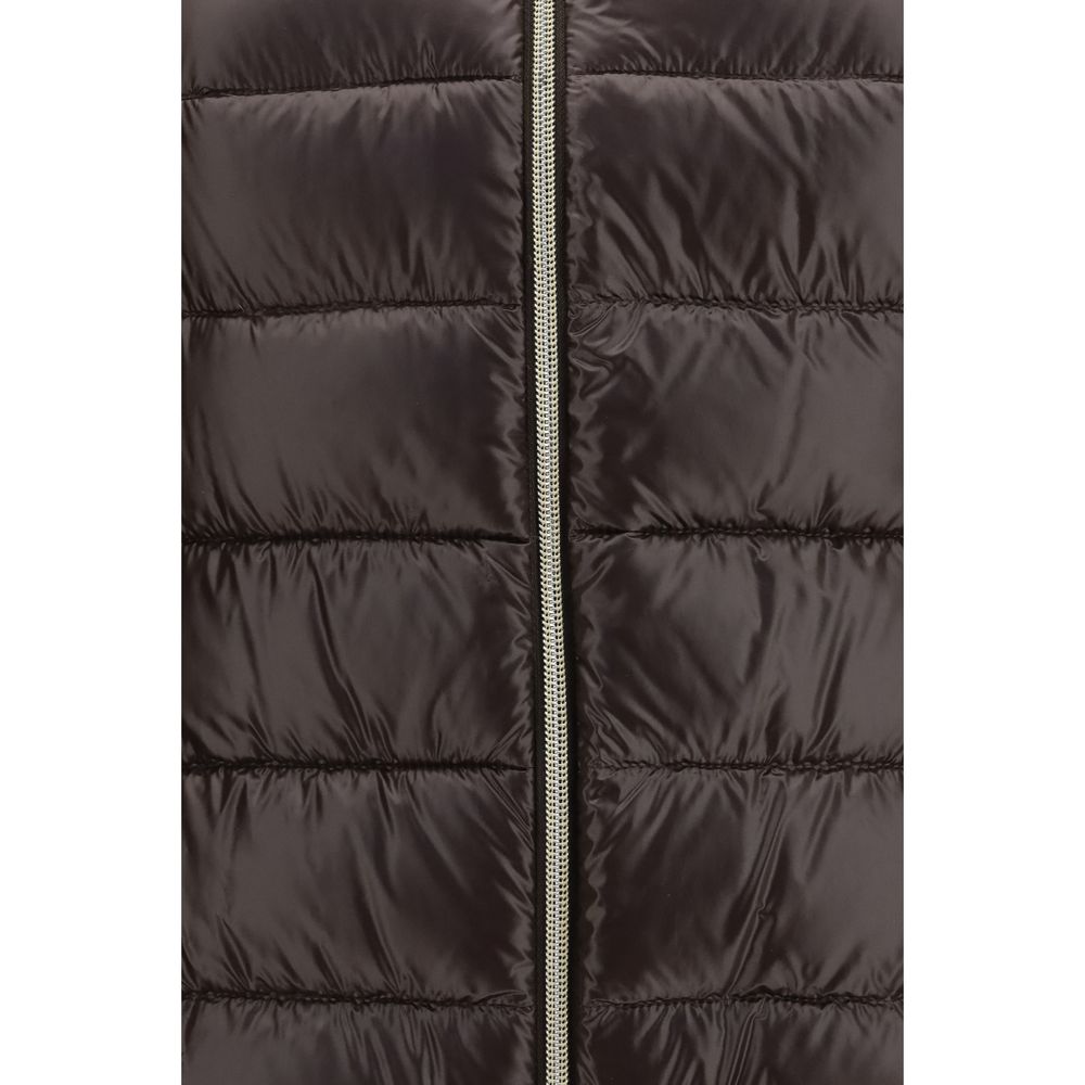 Herno Brown Polyamid-Jacke in voller Länge
