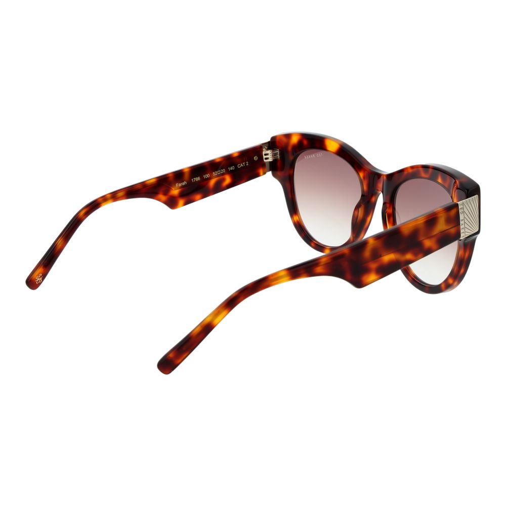Lunettes de soleil Ted Baker en acétate marron