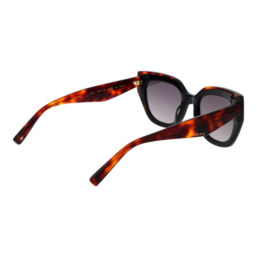 Ted Baker Sonnenbrille aus schwarzem Acetat