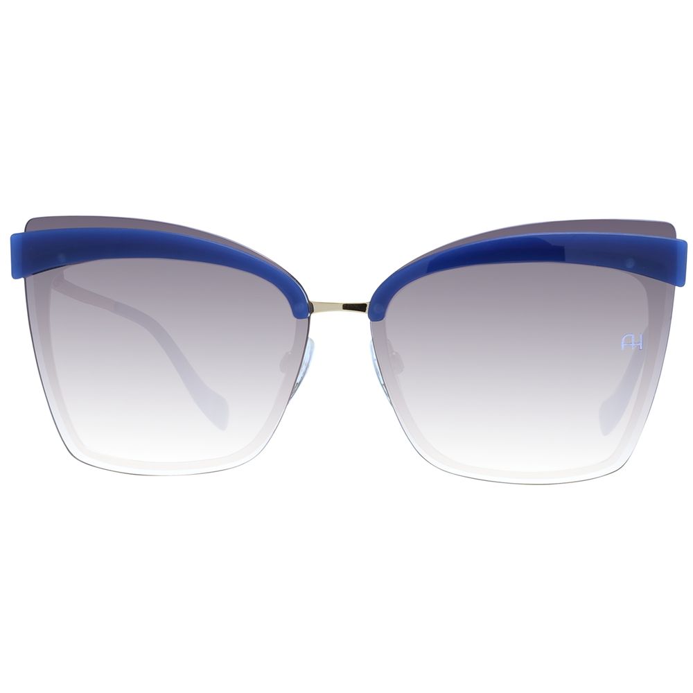 Ana Hickmann Gold Metal Sunglasses