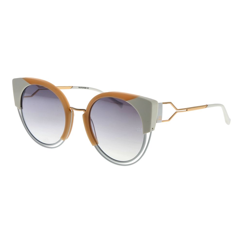 Ana Hickmann White Metal Sunglasses
