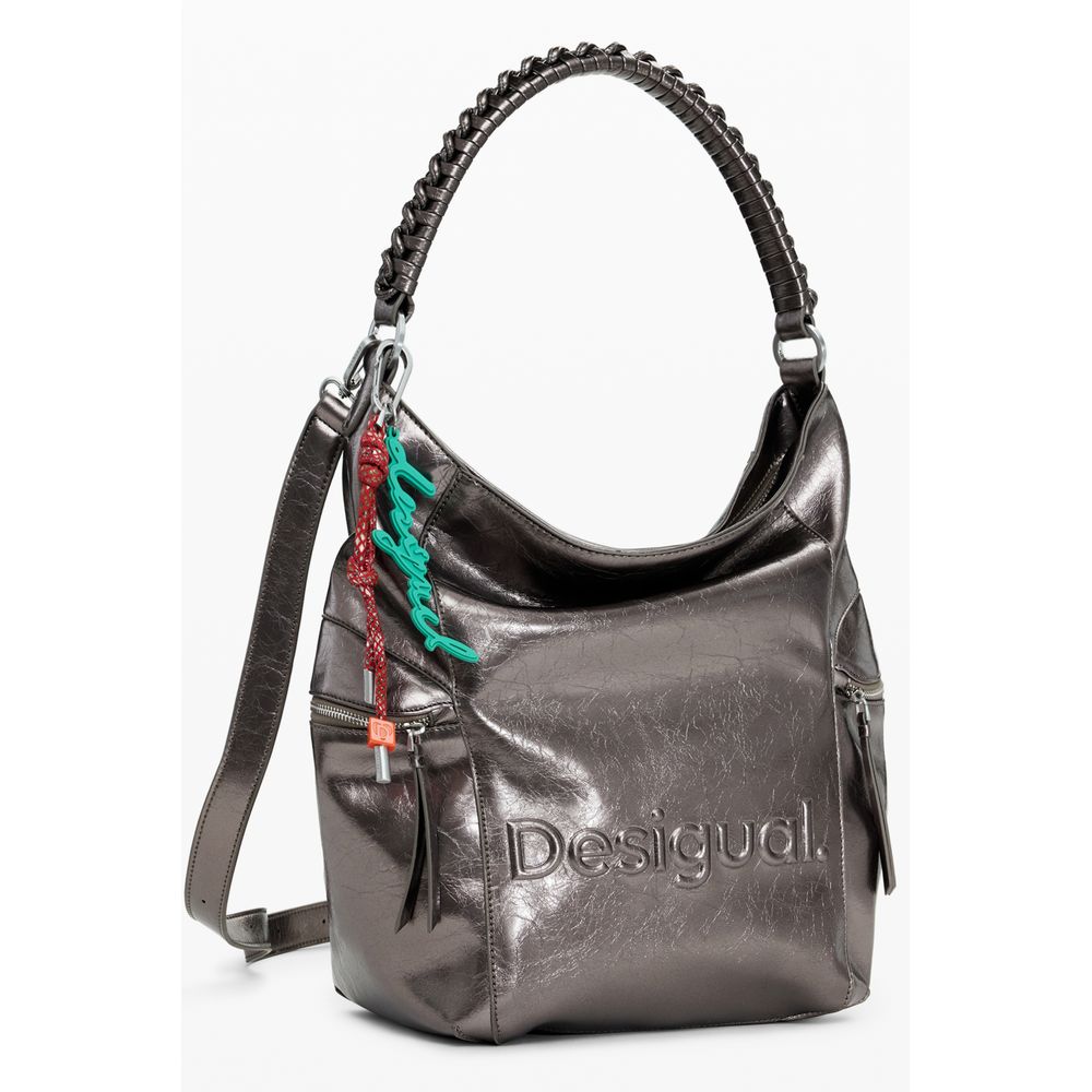 Desigual Bronze Women Backpack