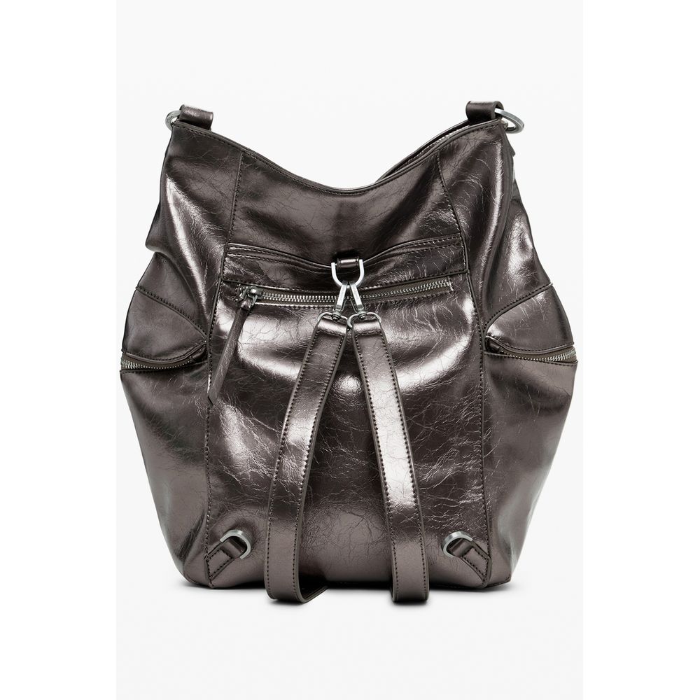 Desigual Bronze Women Backpack