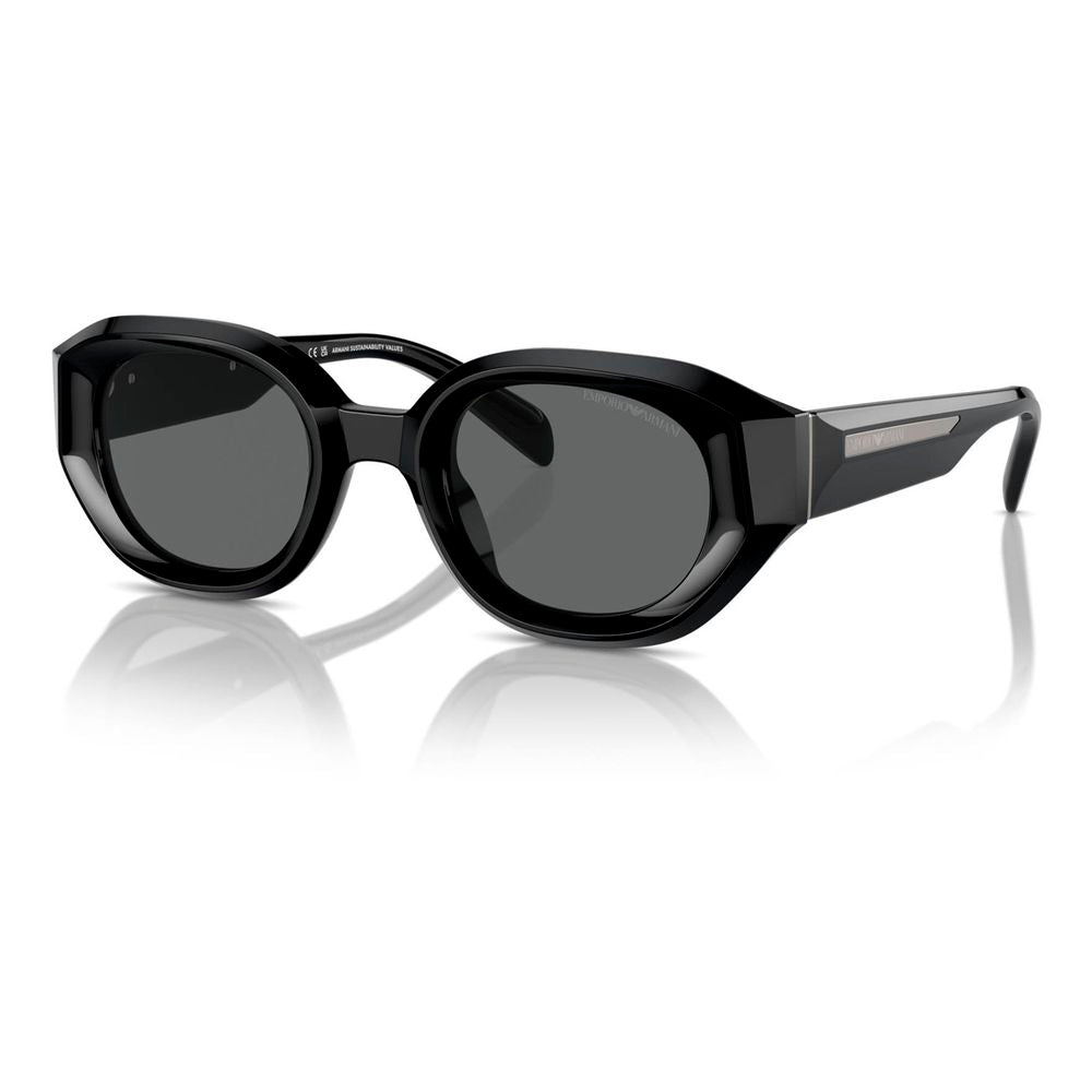 Emporio Armani Black Acetate Sunglasses