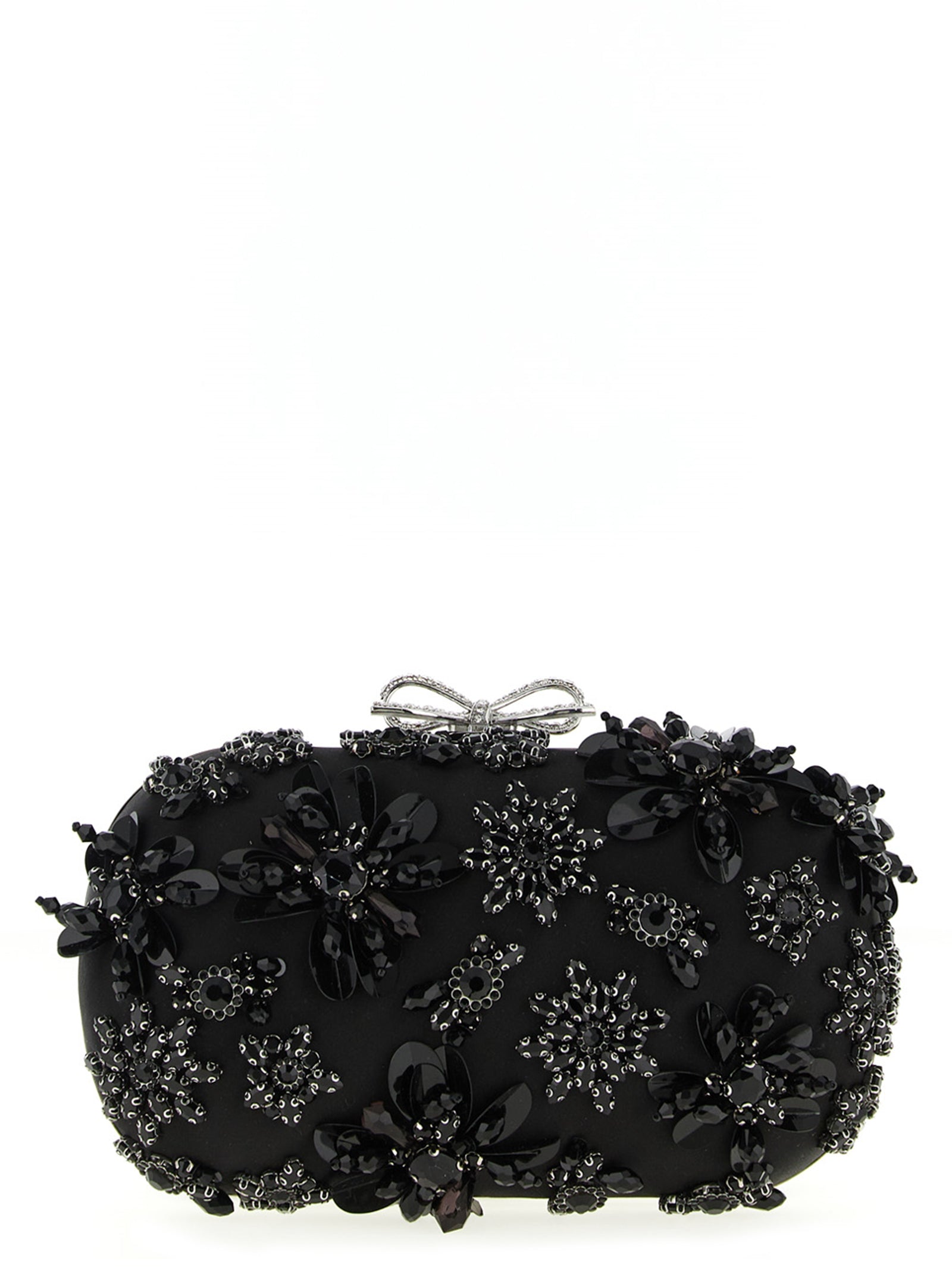 Self-Portrait Black Clutch Bag