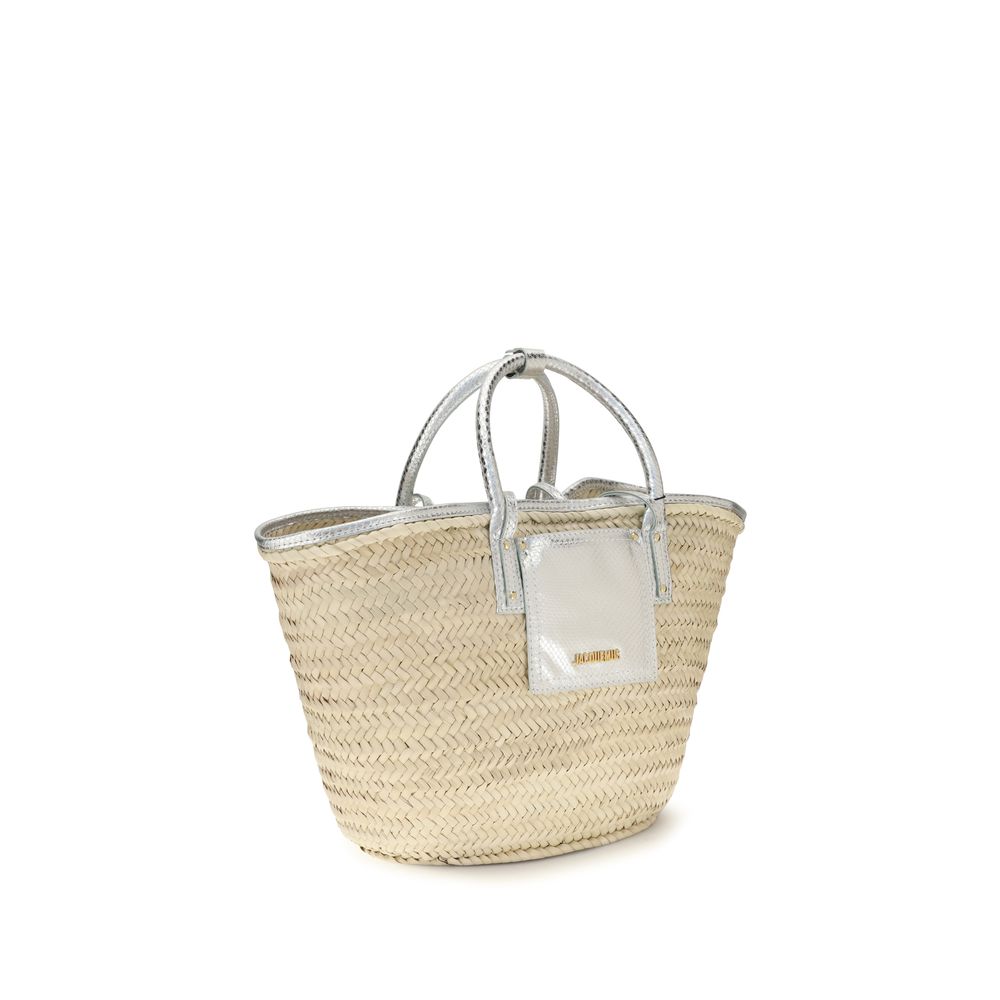 Jacquemus Beige Raffia Handbag