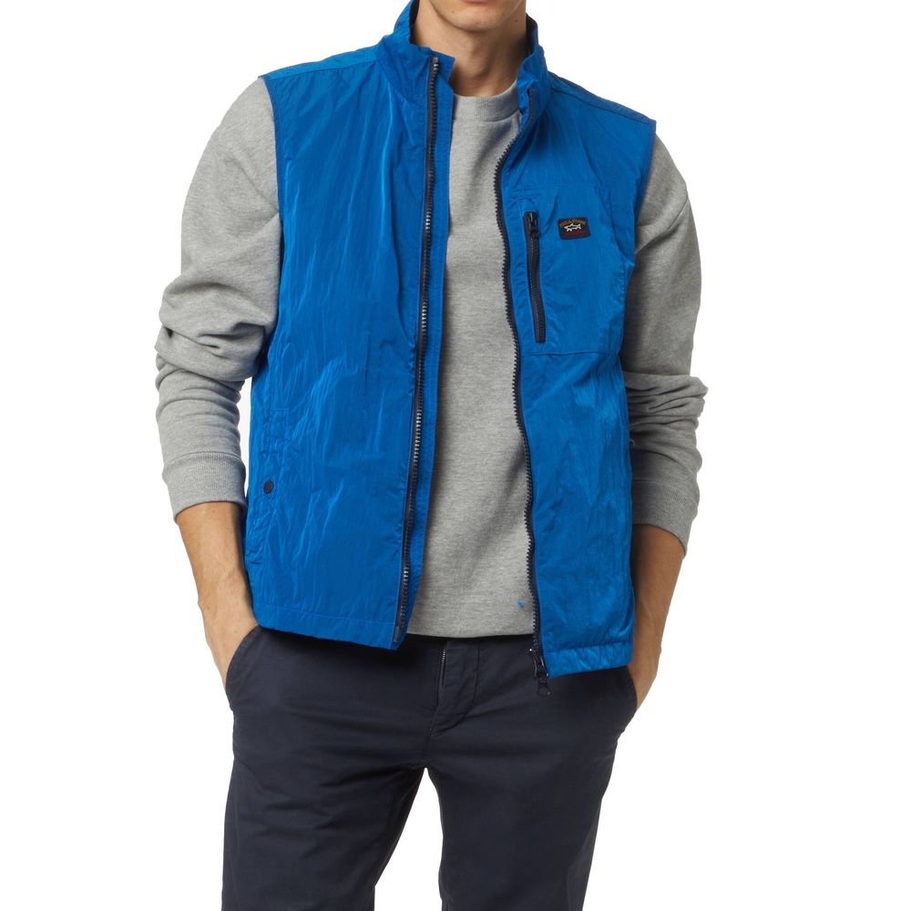 Paul & Shark Blue Sleeveless Jacket
