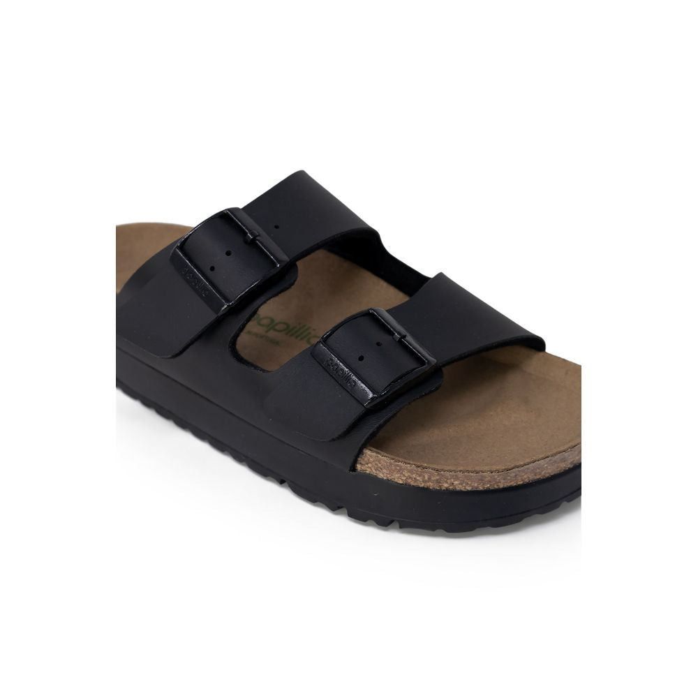Birkenstock Black Platform Sandals
