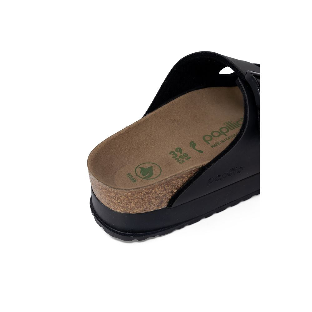 Birkenstock Black Platform Sandals