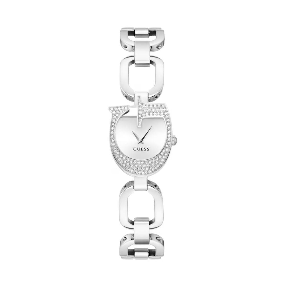 Guess Gray Stainless Steel Dress Watch