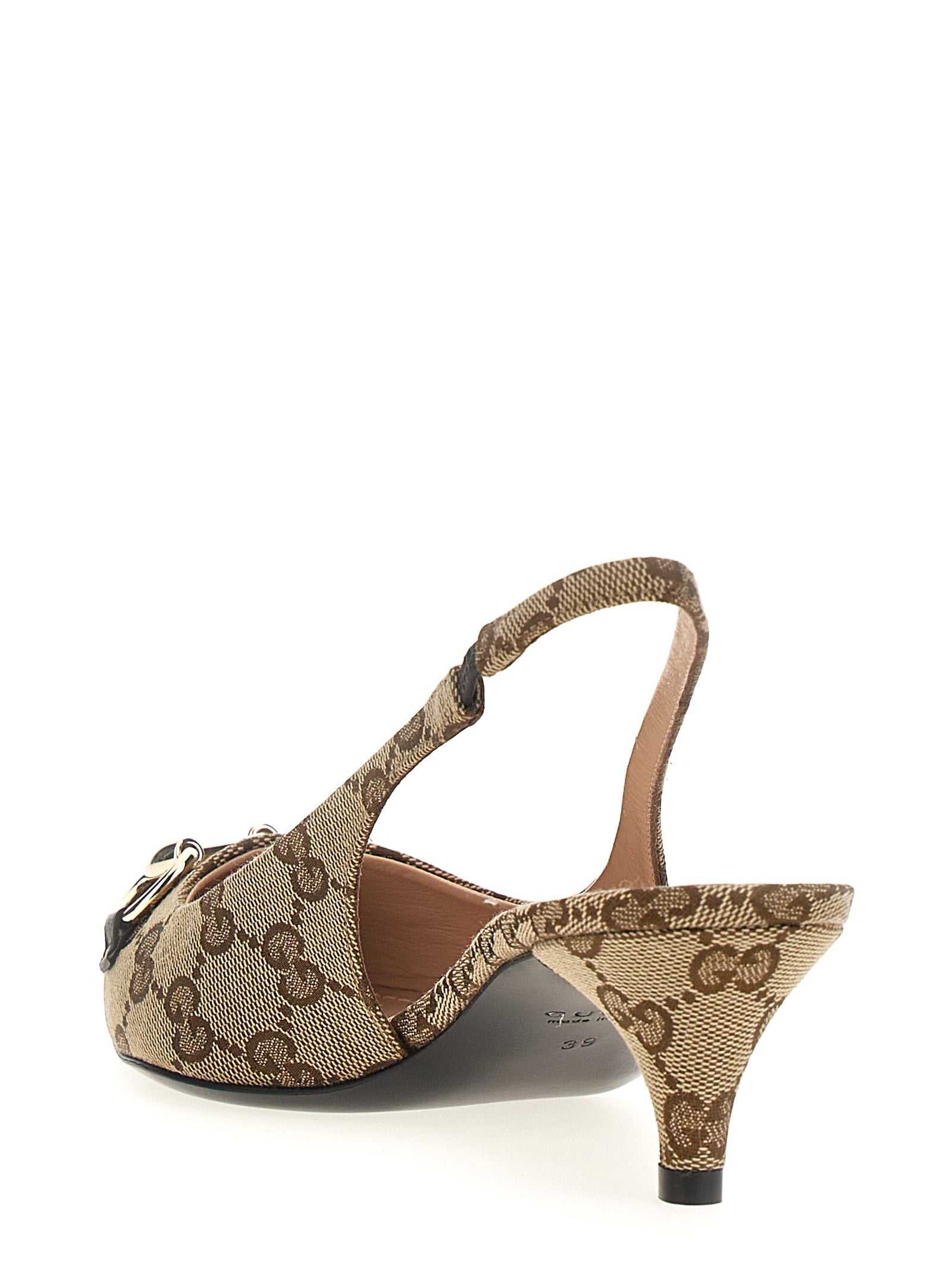 Gucci Beige Mid Heel Pumps