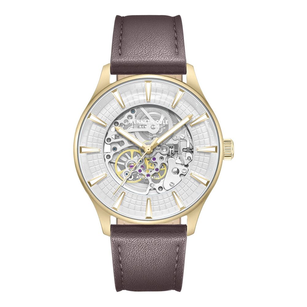 Kenneth Cole Brown Leather Dress Watch