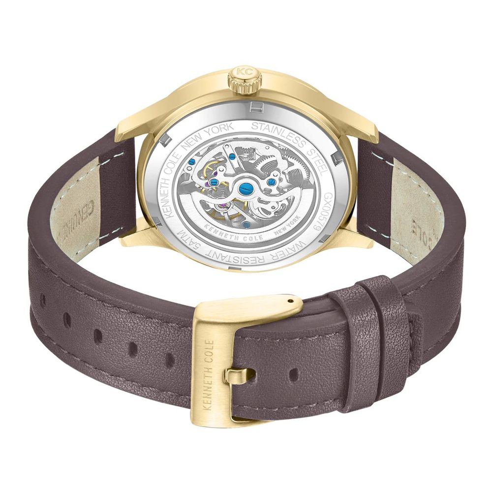 Kenneth Cole Brown Leather Dress Watch