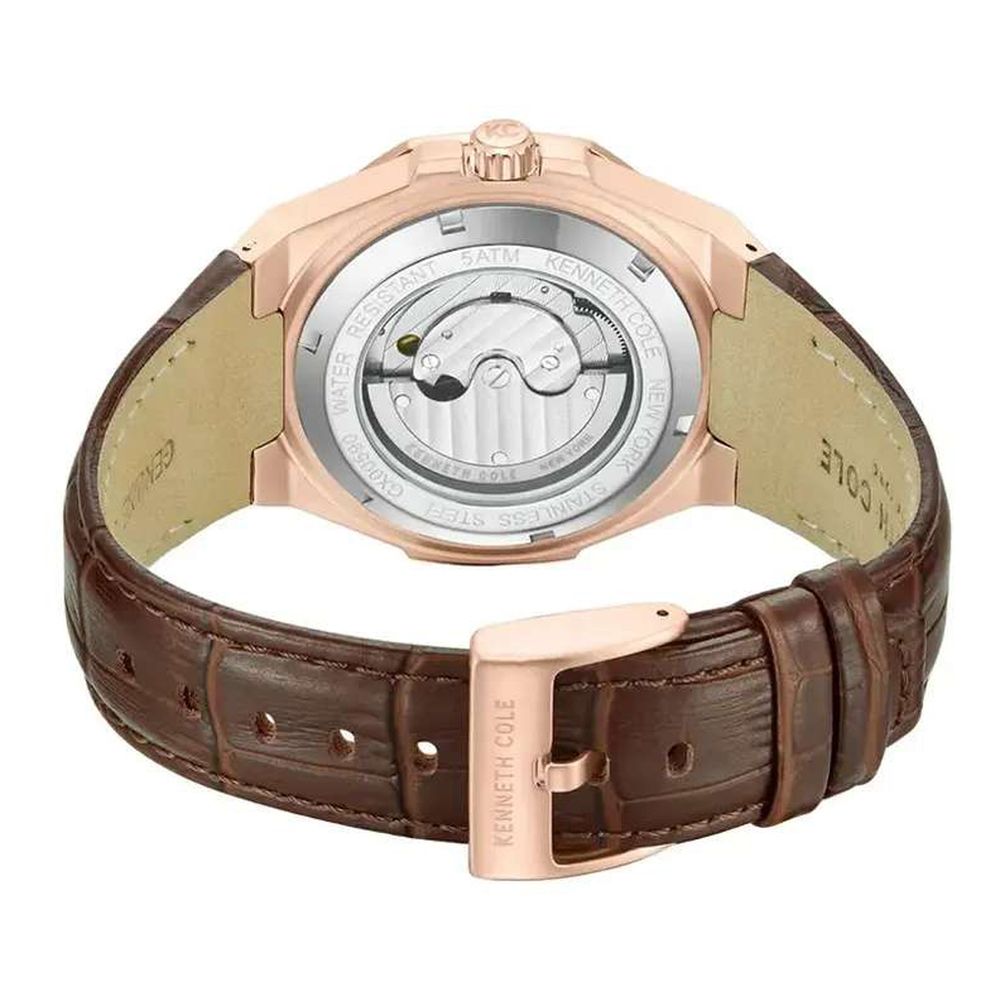 Kenneth Cole Brown Leather Dress Watch