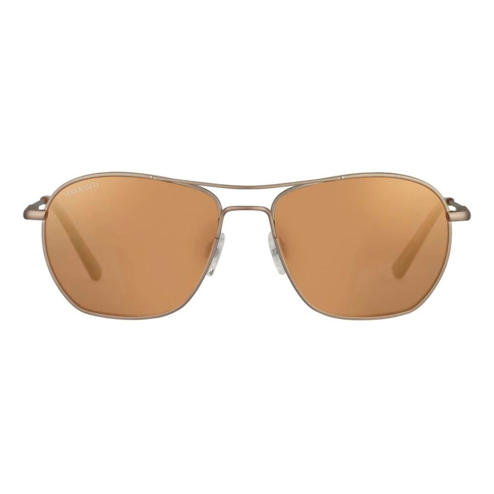 Serengeti Brown Metal Sunglasses