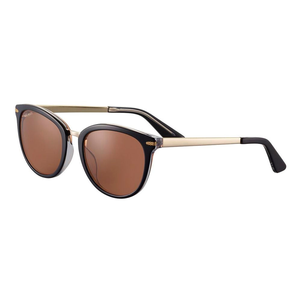 Serengeti Black Plastic Sunglasses