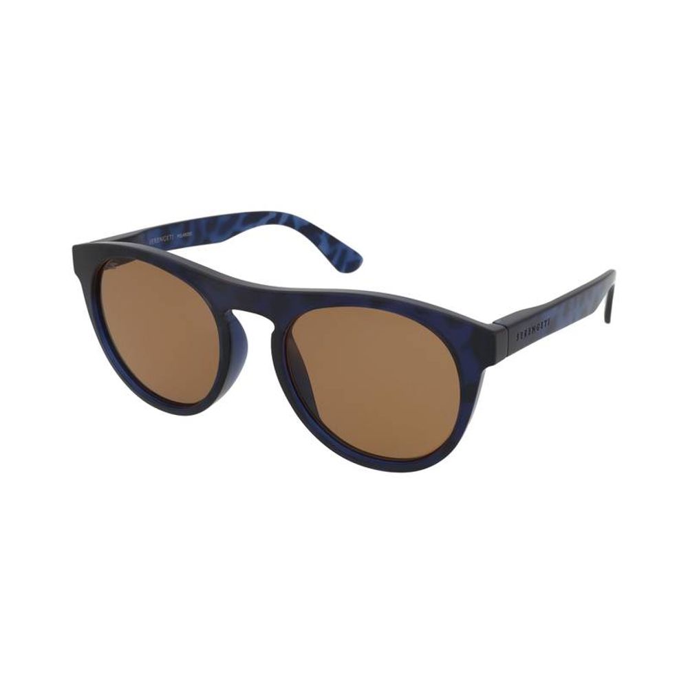 Serengeti Blue Resin Sunglasses