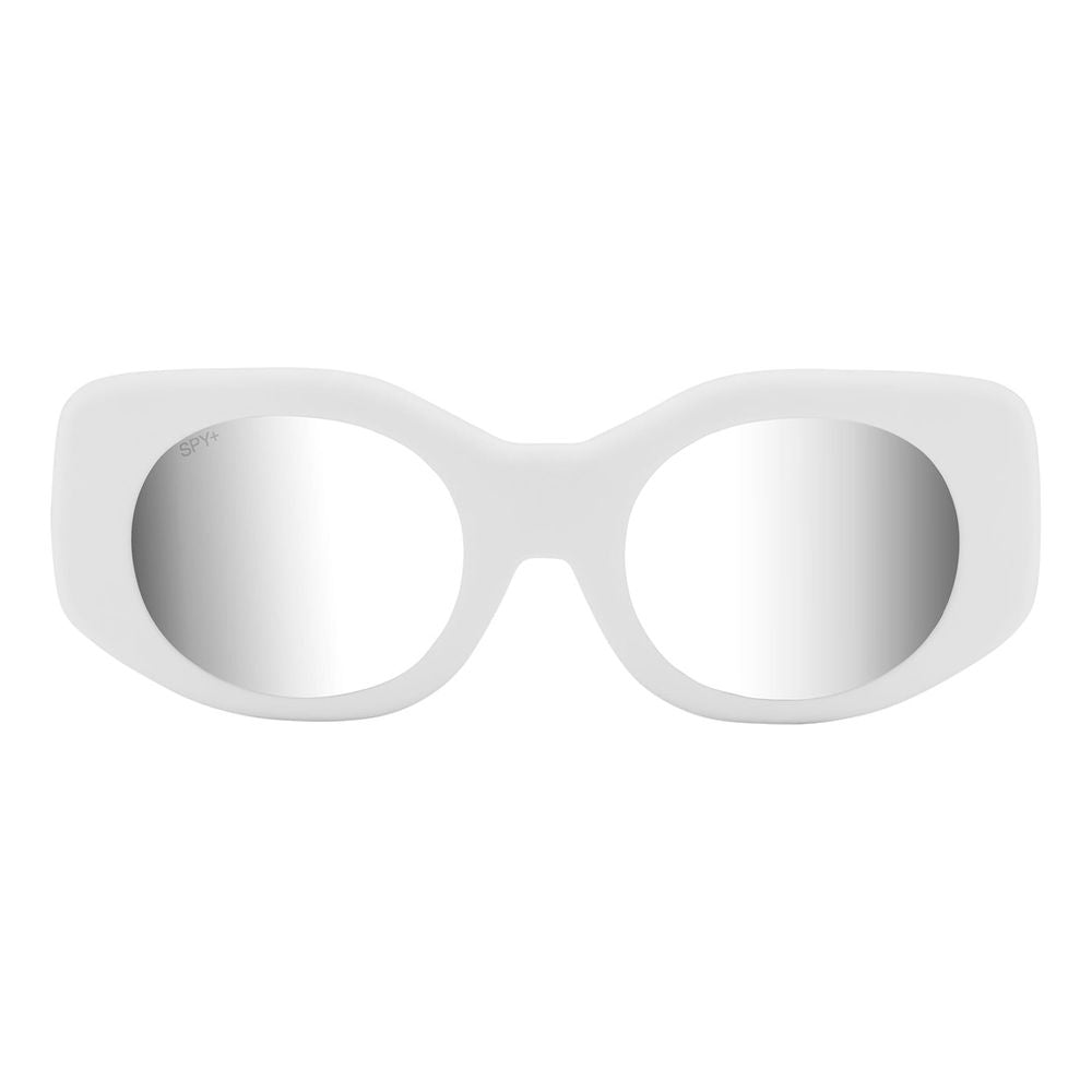 Spy White Resin Sunglasses