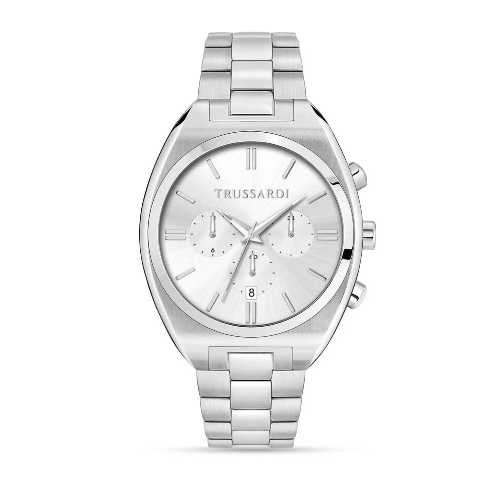 Trussardi Gray Stainless Steel Bracelet Watch