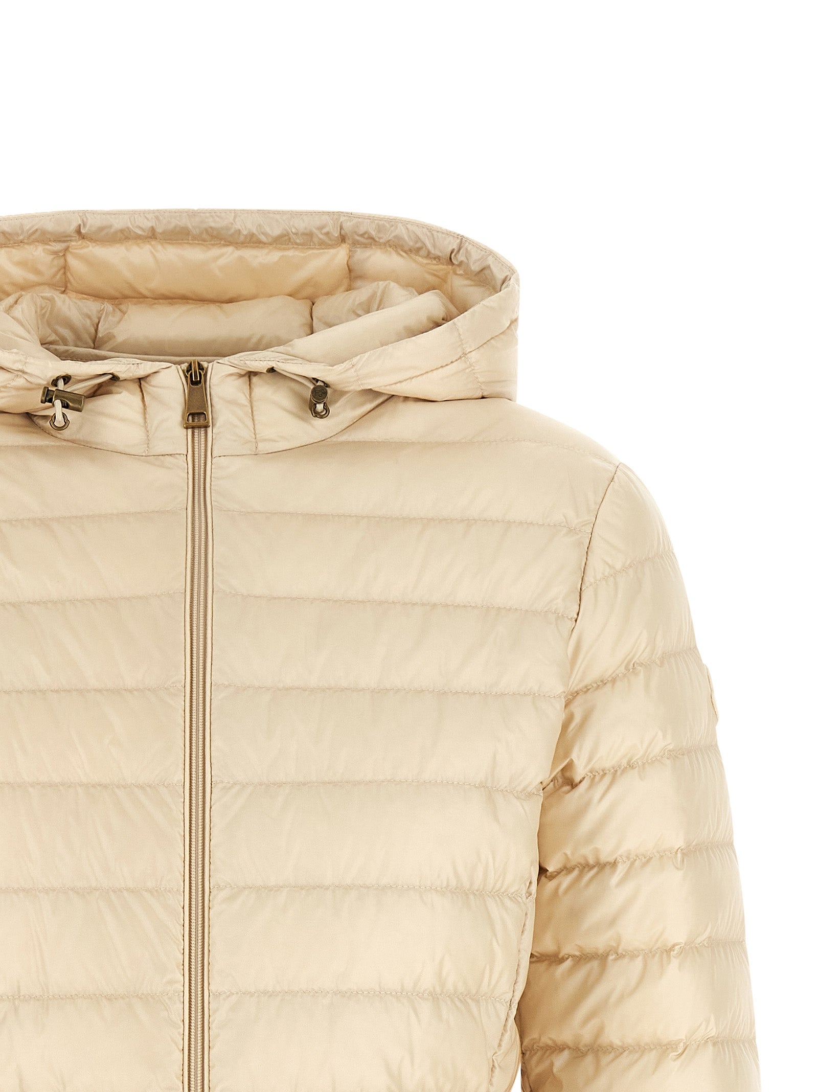 Moncler Beige Full-Length Jacket
