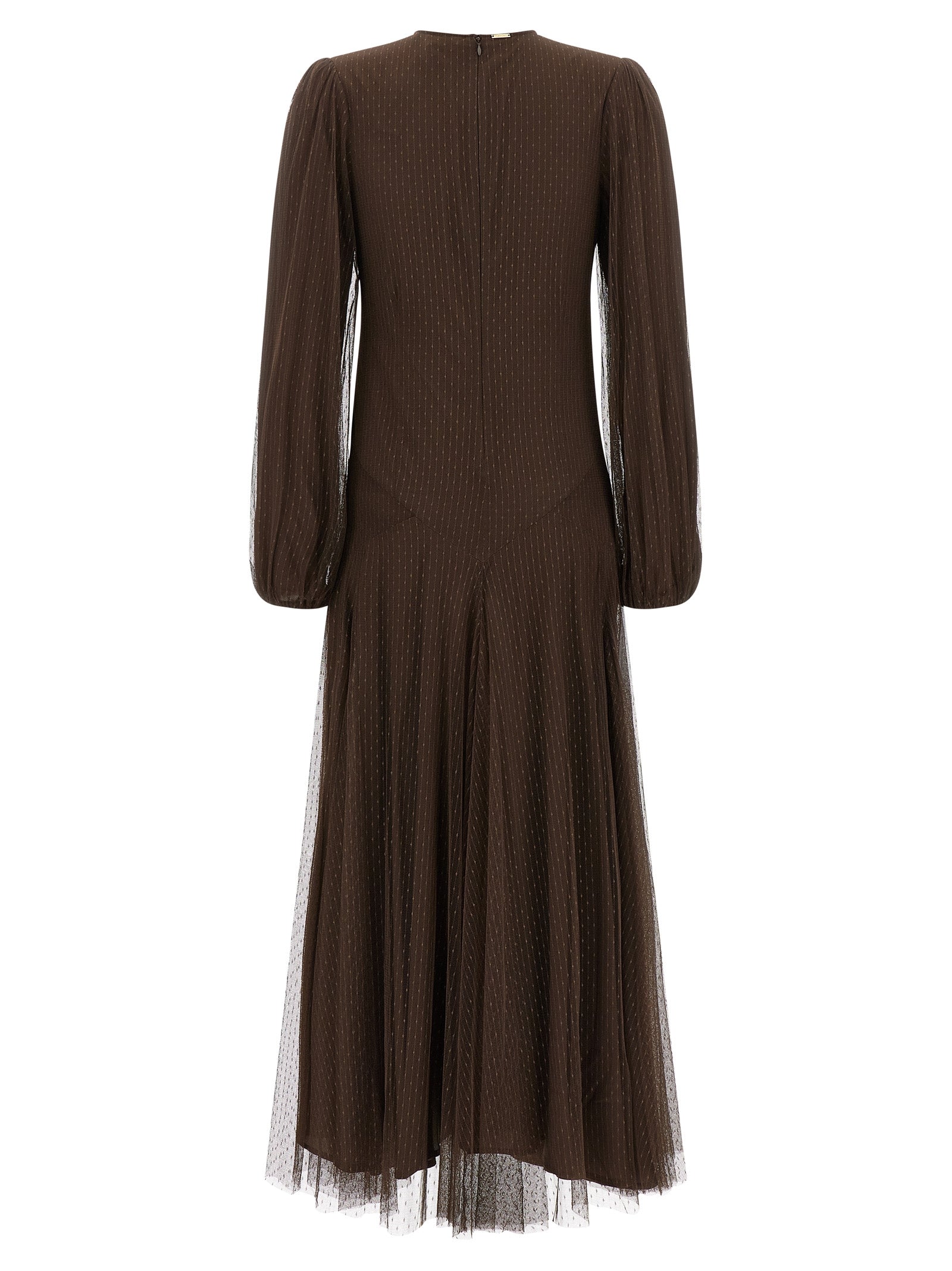 Twinset Brown Long Dress