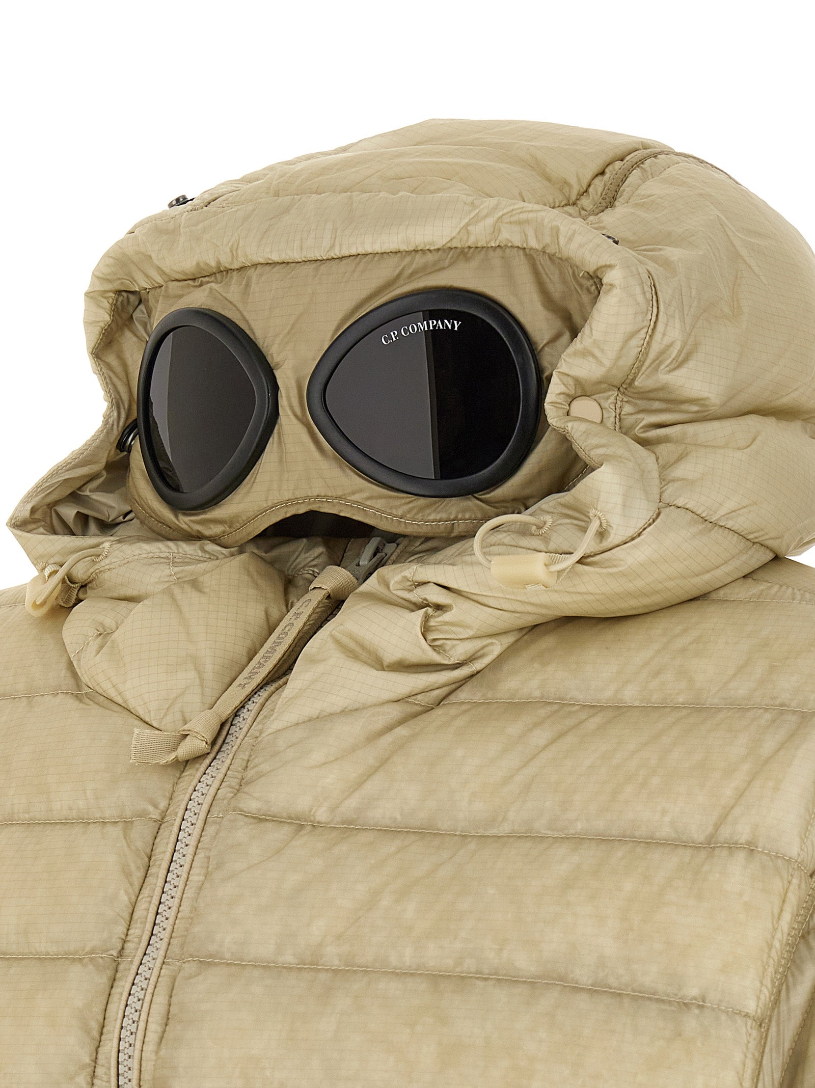 C.P. Company Beige Full-Length Jacket