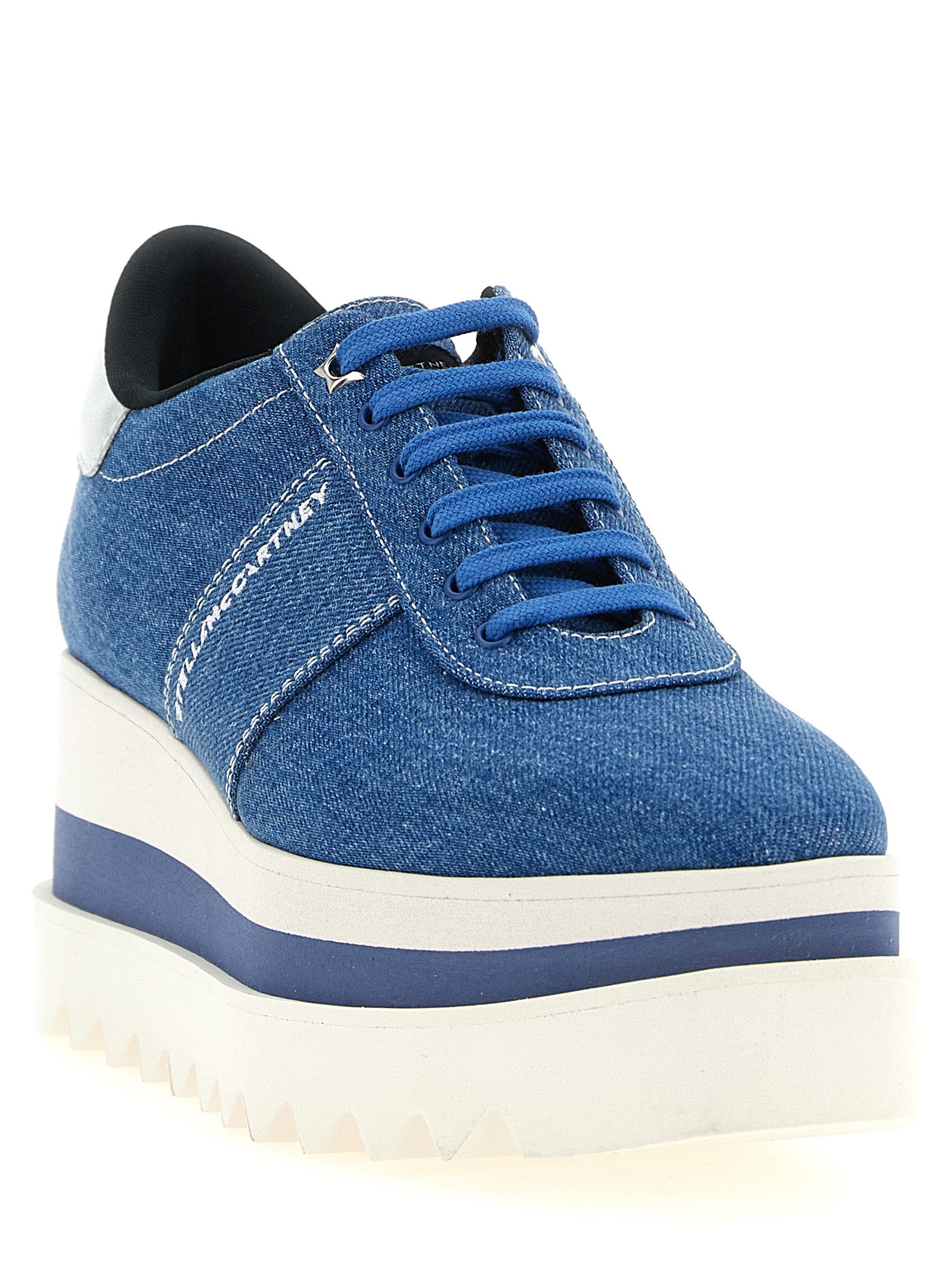 Stella McCartney Blue EVA Wedge Sneakers